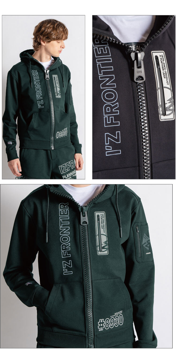アイズフロンティア IZ FRONTIER P.D.ストレッチスウェットフルジップ