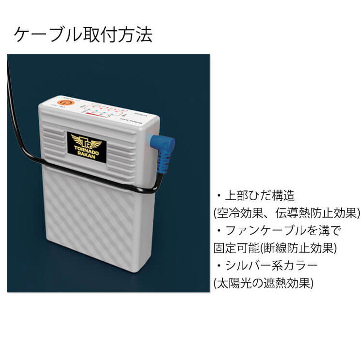 TORNADO RAKAN トルネードラカン ベスト・ファン・2022年型15Vバッテリーセット TR3391